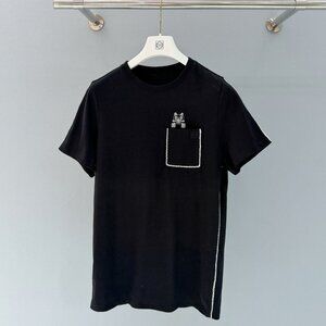 Loewe Crew Neck Short-Sleeve Pocket Collaboration Embroidered Tee
